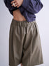 FAUX LEATHER HALF PT /Y251-31008